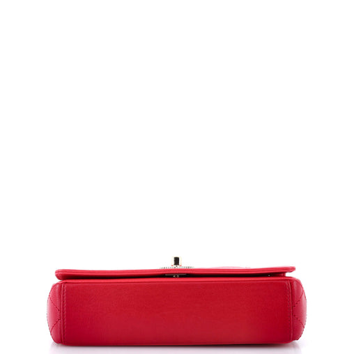 Chanel Mademoiselle Vintage Flap Bag Quilted Sheepskin Medium