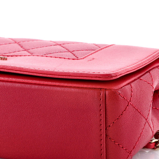 Chanel Mademoiselle Vintage Flap Bag Quilted Sheepskin Medium