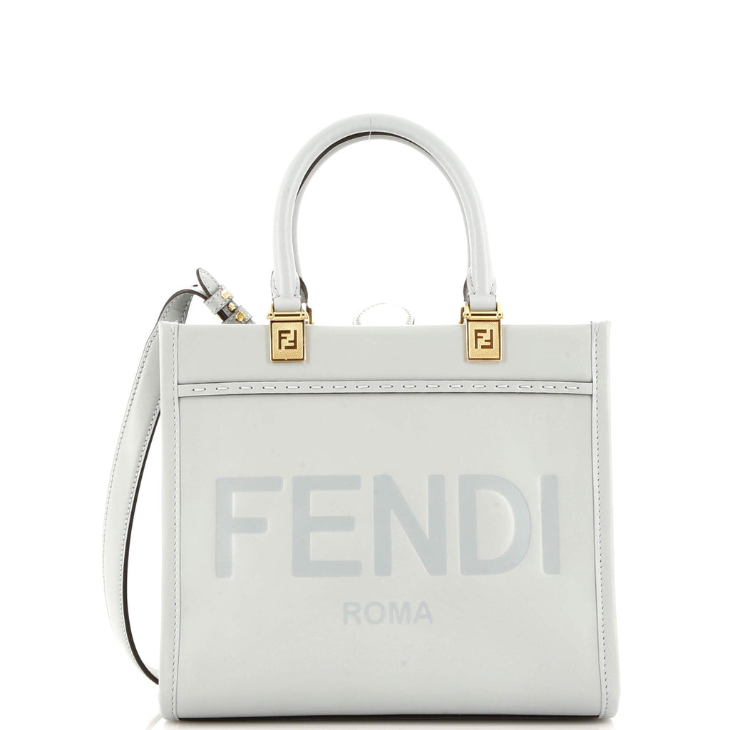 Fendi Sunshine Shopper Tote Leather Small