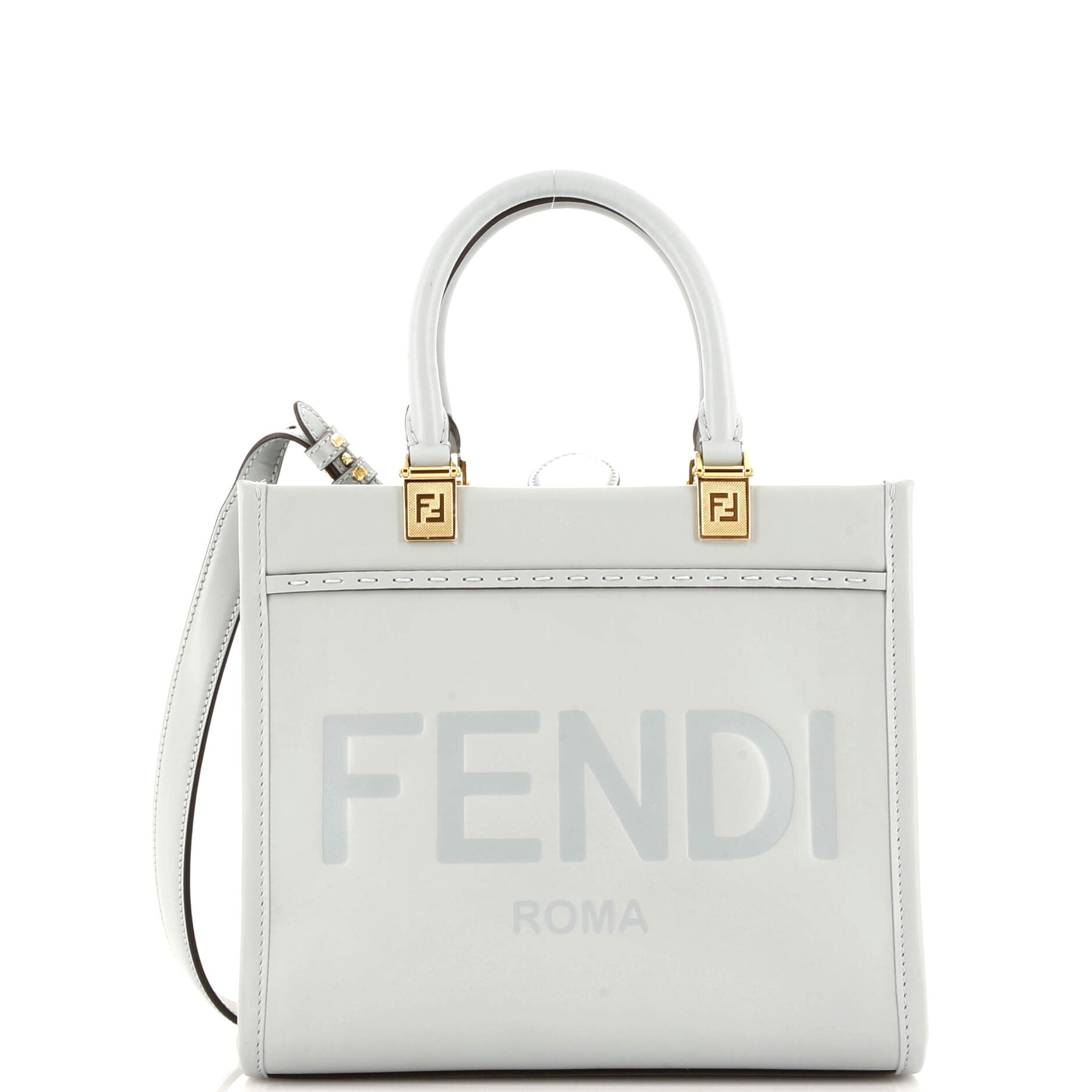 Fendi Sunshine Shopper Tote Leather Small