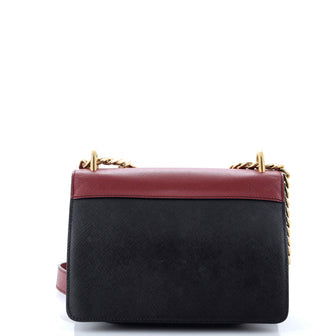 Prada Chain Flap Bag Saffiano Leather Small