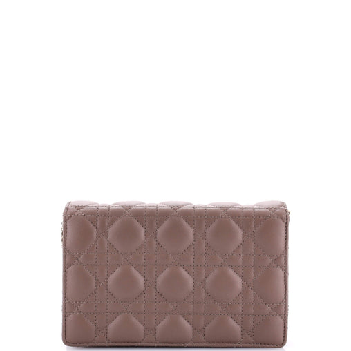 Christian Dior Miss Dior Charms Chain Pouch Cannage Quilt Lambskin