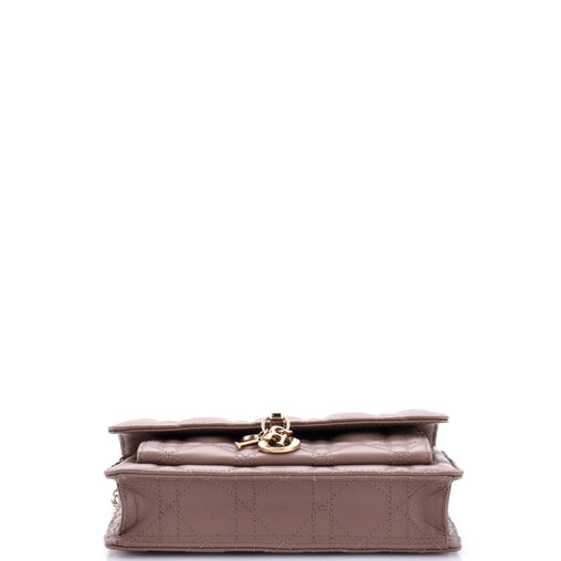 Christian Dior Miss Dior Charms Chain Pouch Cannage Quilt Lambskin