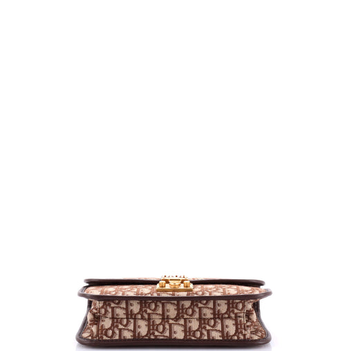 Christian Dior Dioraddict Flap Bag with Strap Oblique Canvas Medium