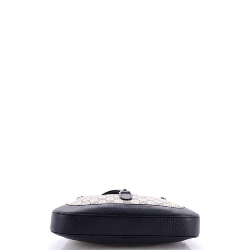 Gucci Web Strap Jackie 1961 Hobo GG Coated Canvas Small