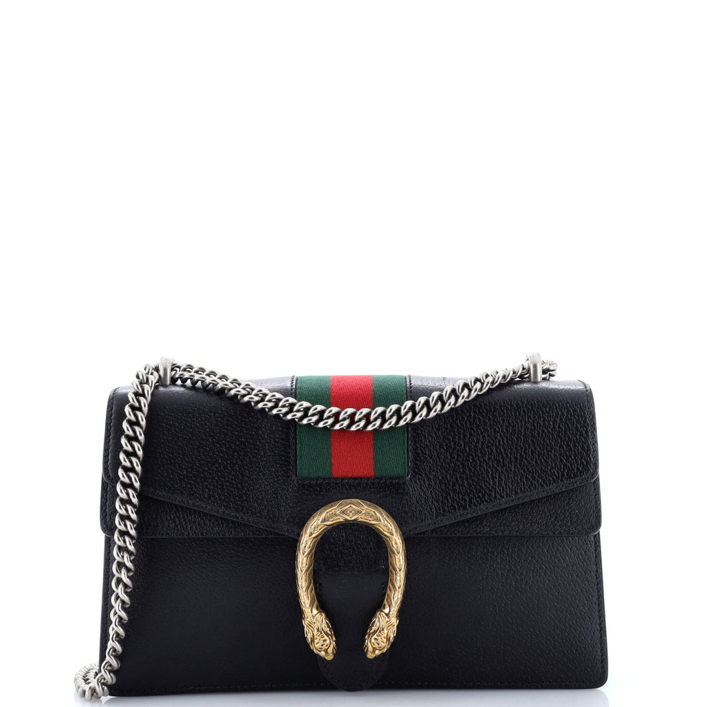 Gucci Web Dionysus Bag Leather Small