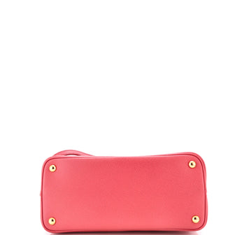 Prada Cuir Double Tote Saffiano Leather Small