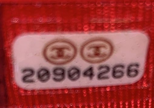 Chanel CC Gusset Flap Wallet Chevron Patent Long