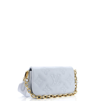 Louis Vuitton Wallet on Strap Bubblegram Leather