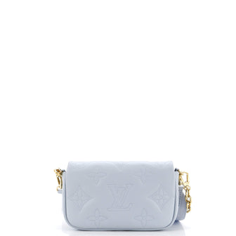 Louis Vuitton Wallet on Strap Bubblegram Leather
