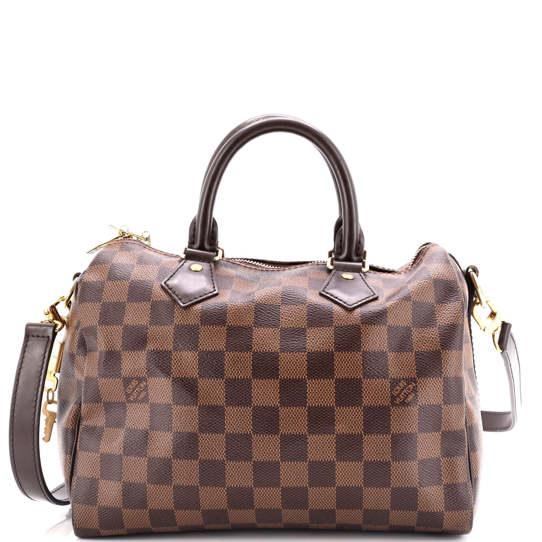 Louis Vuitton Speedy Bandouliere Bag Damier 25