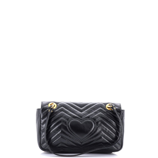 Gucci GG Marmont Flap Bag Matelasse Leather Small