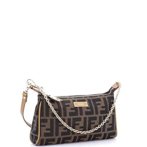 Fendi Crossbody Pouch Zucca Canvas Mini