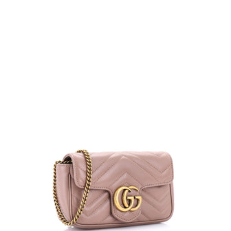 Gucci GG Marmont Flap Bag Matelasse Leather Super Mini