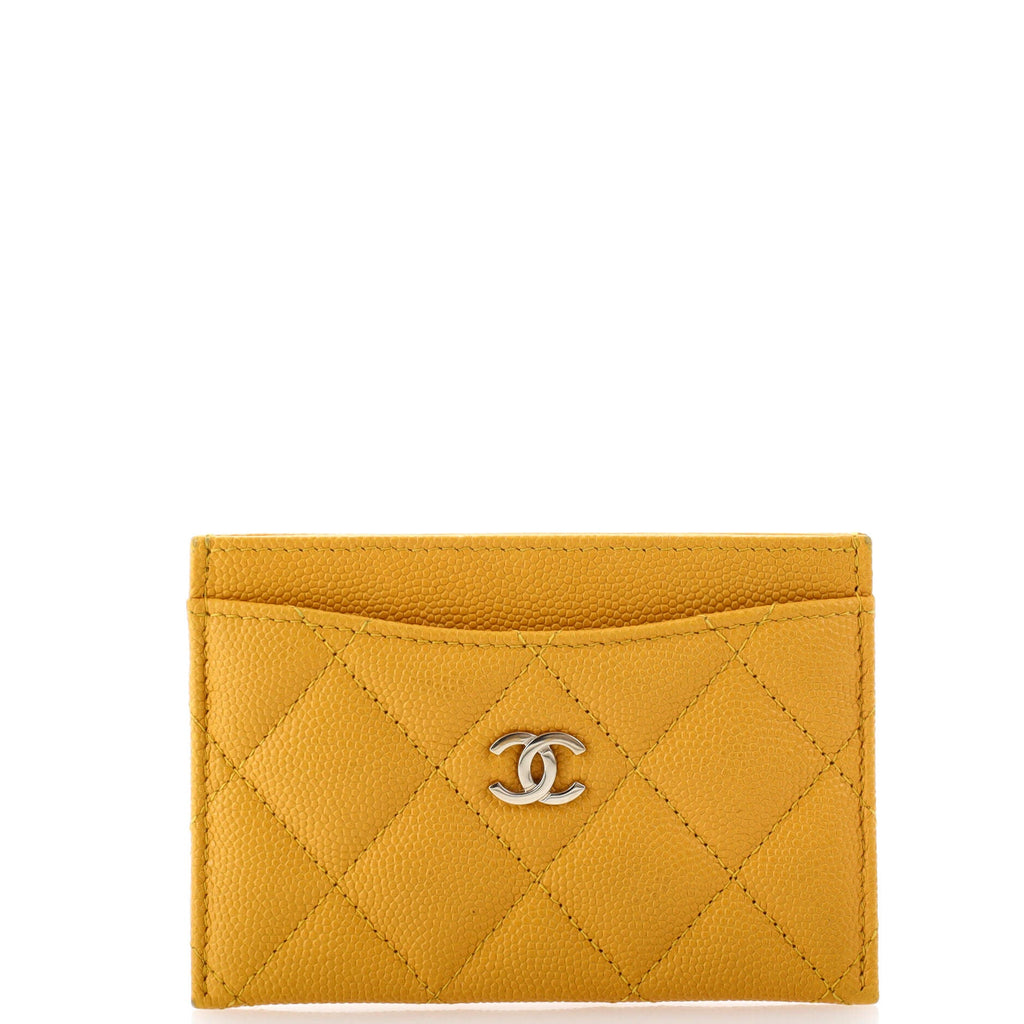 Chanel Classic Card Holder Quilted Caviar