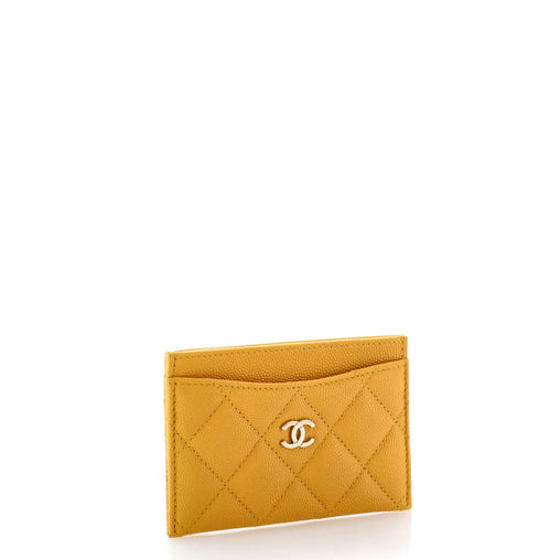 Chanel Classic Card Holder Quilted Caviar