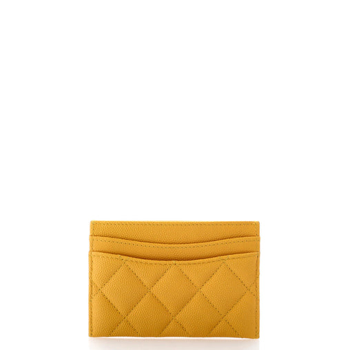 Chanel Classic Card Holder Quilted Caviar