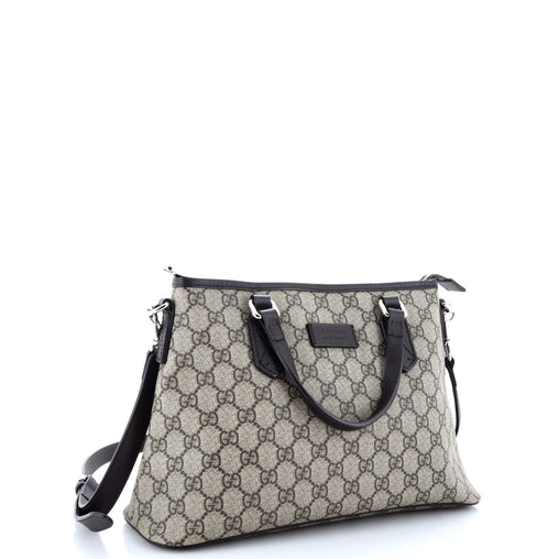 Gucci Convertible Tote GG Coated Canvas Small