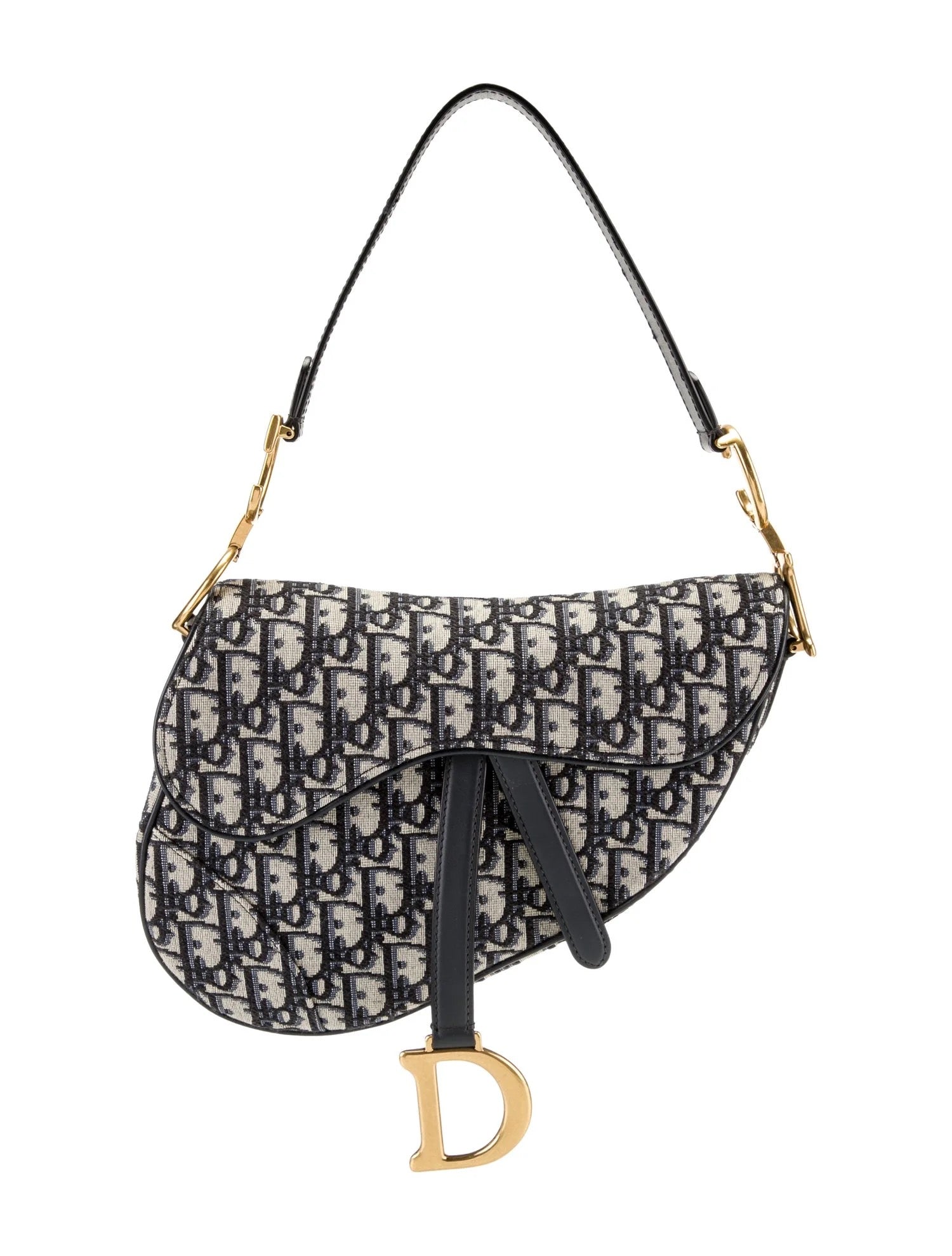 Christian Dior Canvas Oblique Saddle