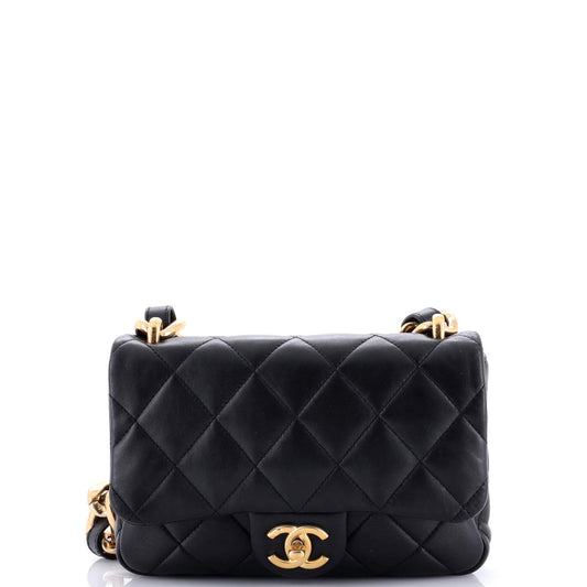 Chanel Funky Town Flap Bag Quilted Lambskin Small