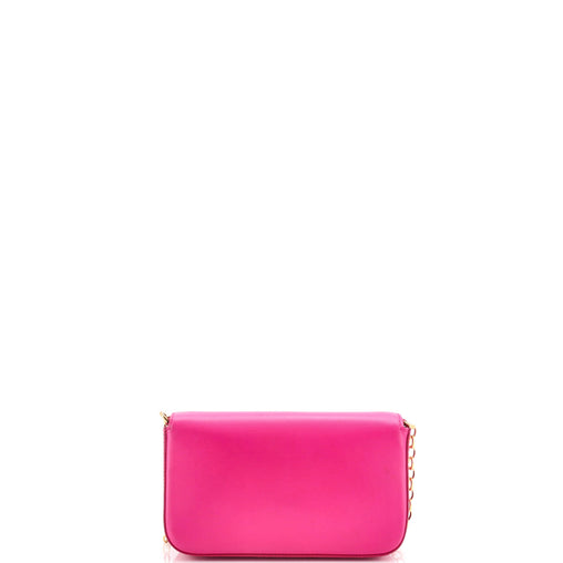 Dolce & Gabbana DG Girls Flap Bag Embellished Leather Small