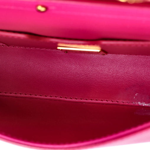 Dolce & Gabbana DG Girls Flap Bag Embellished Leather Small