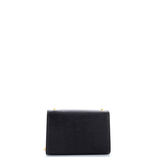 Saint Laurent Classic Monogram Crossbody Bag Grainy Leather Small