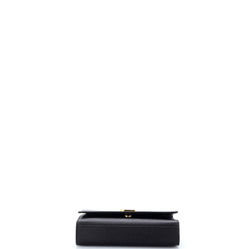 Saint Laurent Classic Monogram Crossbody Bag Grainy Leather Small