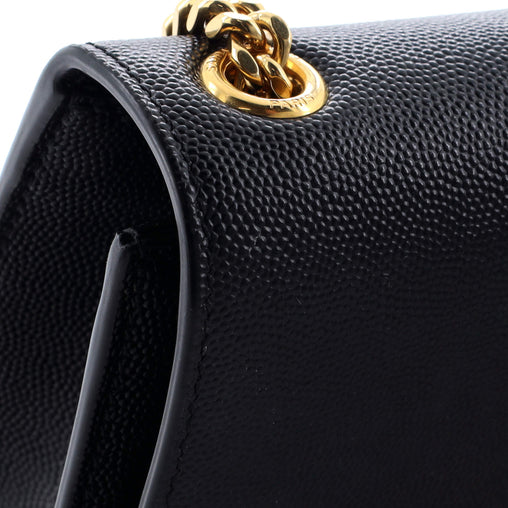 Saint Laurent Classic Monogram Crossbody Bag Grainy Leather Small