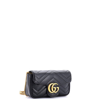 Gucci GG Marmont Flap Bag Matelasse Leather Super Mini