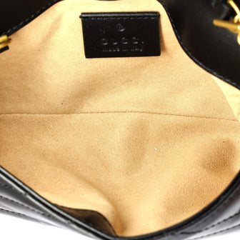 Gucci GG Marmont Flap Bag Matelasse Leather Super Mini