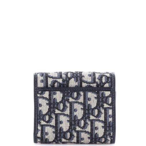 Christian Dior 30 Montaigne Lotus Wallet Oblique Canvas Compact