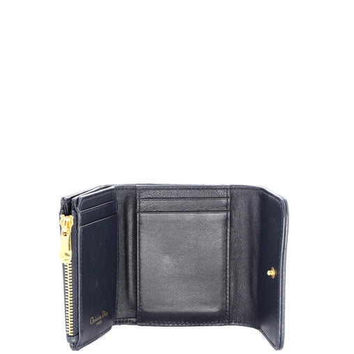 Christian Dior 30 Montaigne Lotus Wallet Oblique Canvas Compact