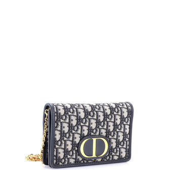 Christian Dior30 Montaigne 2-in-1 Pouch Oblique Canvas