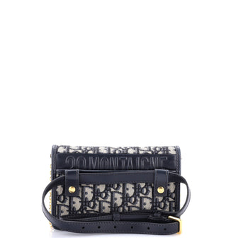 Christian Dior30 Montaigne 2-in-1 Pouch Oblique Canvas