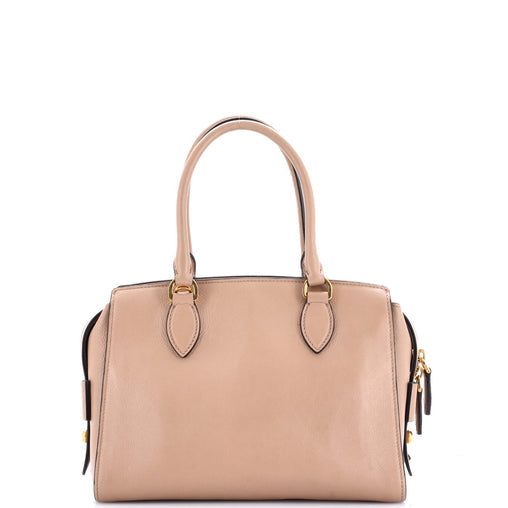 Prada Top Handle Satchel Glace Calf Small