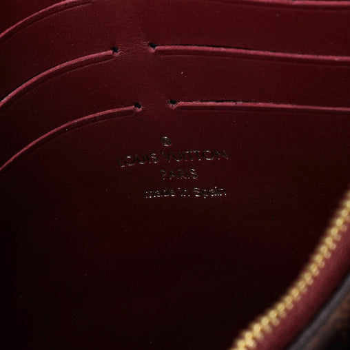 Louis Vuitton Vavin Chain Wallet NM Damier with Leather