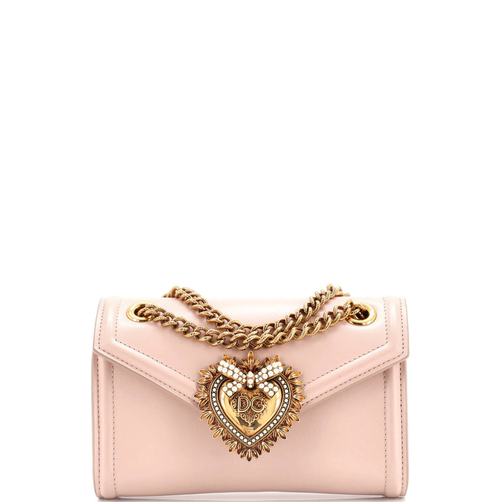 Dolce & Gabbana Devotion Crossbody Bag Leather Mini