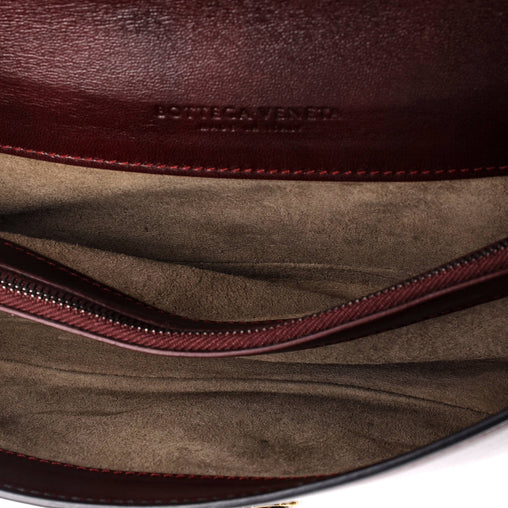 Bottega Veneta Olimpia Knot Chain Clutch Intrecciato Nappa