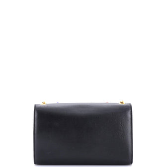 Saint Laurent Classic Monogram Crossbody Bag Embellished Leather Medium