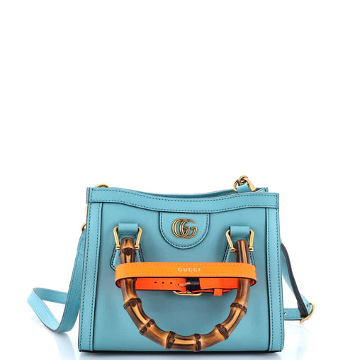 Gucci Diana NM Bamboo Handle Tote Leather Mini