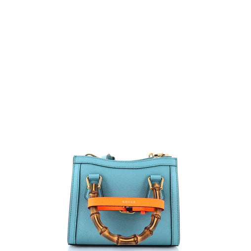Gucci Diana NM Bamboo Handle Tote Leather Mini