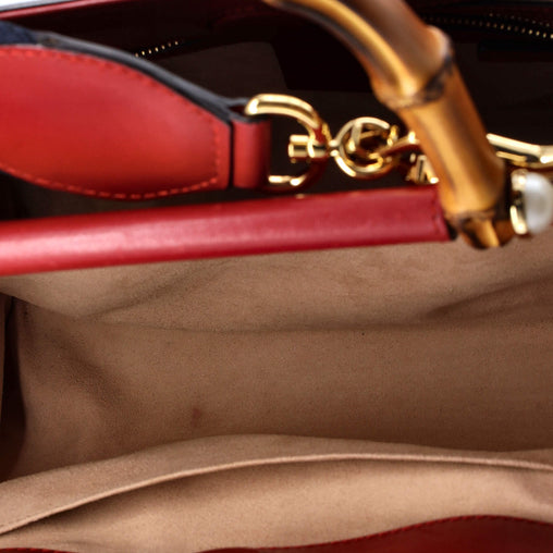 Gucci Nymphaea Top Handle Bag Leather Small