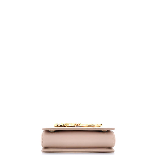 Dolce & Gabbana DG Girls Flap Bag Embellished Leather Small