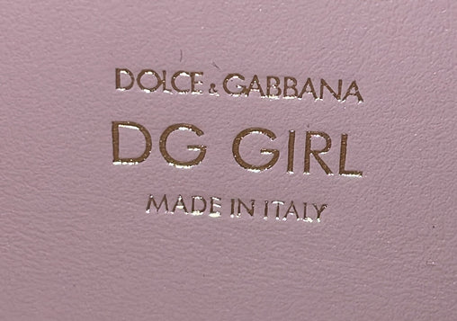 Dolce & Gabbana DG Girls Flap Bag Embellished Leather Small