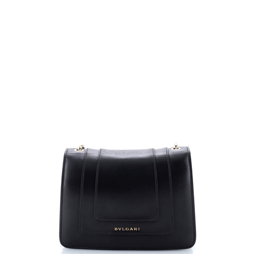 Bvlgari Serpenti Forever Square Shoulder Bag Leather Small