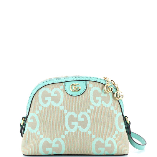 Gucci Ophidia Dome Shoulder Bag Jumbo GG Canvas Small