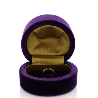 Gucci Icon Band Ring 18K Yellow Gold 4mm