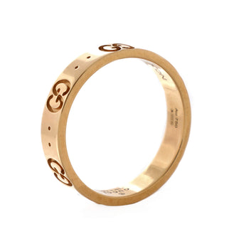 Gucci Icon Band Ring 18K Yellow Gold 4mm