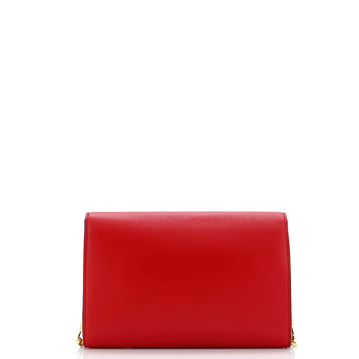 Louis Vuitton Chain Louise Clutch Leather GM